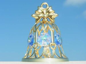 【送料無料】【おまけ付】オーロラ ベル 置物 高級 ギフト 結婚祝い 記念日 お祝い 誕生日 プレゼント 女性 男性 鐘 友達 高級 クリスタル