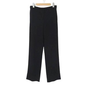 ☆セオリー 美品 プルオンパンツ 黒 ブラック S アメリカ製 7306421 定2.2万 ワイド ストレッチ MOTT.CREPE/PULL.ON.PANT Theory ◆HA5