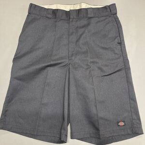 ディッキーズ Dickies グレー ハーフパンツ ショートパンツ サイズ38インチ 大きいサイズ キングサイズ 灰色 短パン メンズ ボトム 美品