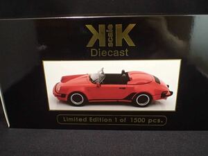 1/18 KK-Scale Porsche 911 Speedster 1989 レッド(ノレブ, ポルシェ, KKDC180451, 1500台限定)