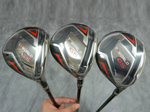 HONMA ホンマ ツアーワールド GS フェアウェイウッド 3W & 5W & 7W 3本セット 純正カーボン SPEEDTUNED 48 (S) 日本仕様 カバー無 未使用品