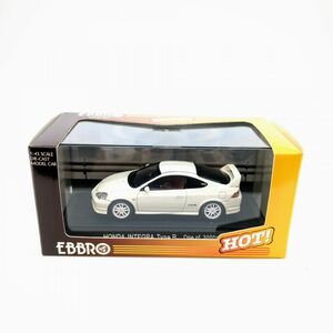 EBBRO エブロ ミニカー 1/43 ホンダ HONDA INTEGRA Type R ホワイト 「HOT！」◆3118/静岡清水店