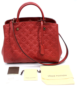 【LOUIS VUITTON】ルイヴィトン モノグラム アンプラント モンテーニュ MM M41194 2WAY ハンドバッグ　ショルダーバッグ 