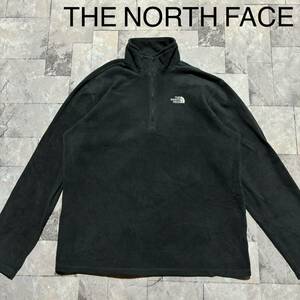 THE NORTH FACE ノースフェイス ハーフジップ フリースジャケット プルオーバー POLARTEC ポーラーテック グレー サイズM 玉FS1331