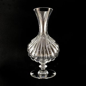 【美品】 バカラ Baccarat PRIMAVERD プリマベーラ クリスタル フラワーベース 花瓶 ガラス クリア 高級