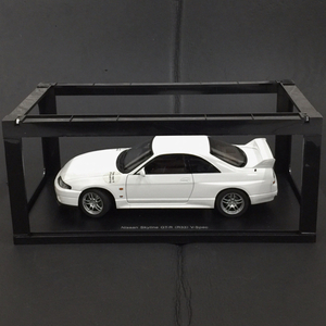 オートアート 1/18 Nissan Skyline GT-R R33 V-Spec ミニカー ホビー 保存箱付き AUTOart 現状品 QR125-221