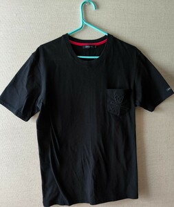 LOVELESS ラブレス スカル刺繍 Tシャツ 半袖 ブラック 黒 三陽商会 Sサイズ