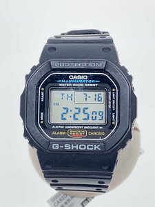 CASIO◆自動巻腕時計/デジタル/ラバー/BLK/ブラック/DW-5600E/20気圧防水