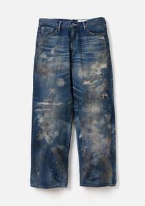 新品 正規 NEIGHBORHOOD SAVAGE DENIM DP WIDE PANTS 241XBNH-PTM07 [Mサイズ] /ネイバーフッド/デニム/ワイドパンツ/ジーンズ/ブルー