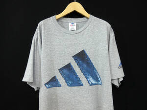 90s ビンテージ USA製【adidas】パフォーマンスロゴ Tシャツ OLDアディダス アメリカ製 アディダス