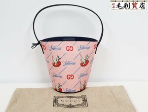 グッチ GUCCI チルドレンズ プリント バケットバッグ 752356 GG THE JETSONS 未使用 バッグ ハンドバッグ