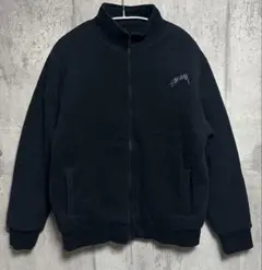 old stussy authentic 中綿ジップアップスウェットジャケット