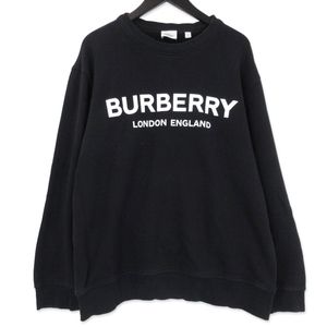 BURBERRY バーバリー スウェット ロゴ 8011357 トレーナー ブラック 黒 XL 71010210