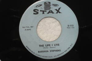 USシングル盤45’　Barbara Stephens： The Life I Live / I Don