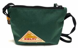 KELTY ケルティ ショルダーバッグ 2401301 スクエア　ポーチ　グリーン　緑