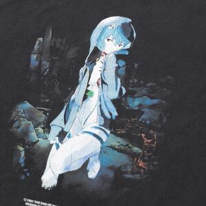 未使用品 THE END OF EVANGELION -REI AYANAMI & EVA-05 - TEMRAW.VTG エヴァンゲリオン 綾波レイ 量産機 L ヴィンテージ アニメT