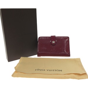 ▼▼ LOUIS VUITTON ルイヴィトン がま口財布 ヴェルニ ポルトフォイユ ヴィエノワ M93521 ローズピンク やや傷や汚れあり