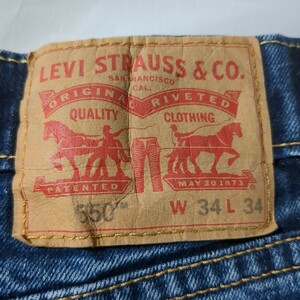 LEVI’S550 リーバイス w34L34 ジーンズ デニム 