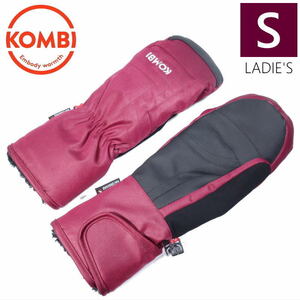 ○22-23 KOMBI AGILE WOMENS MITTEN カラー:BURGUNDY Sサイズ コンビ スキー スノーボード