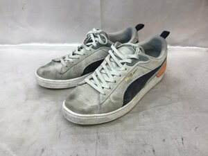 PUMA プーマ 381183-04 SUEDE BLOCK スウェード ブロック ローカットスニーカー サイズ27.5cm カラー:アイスフロー メンズ