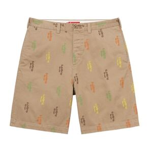 ■送料無料 新品 Supreme 23SS Classic Logo Chino Short 32 ハーフ カーゴ パンツ Cargo ショート Short シュプリーム カーゴ ショーツ