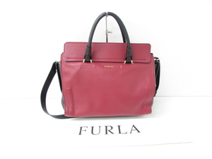 FURLA フルラ 2WAY ショルダー ハンド バッグ PINK ☆BG3908