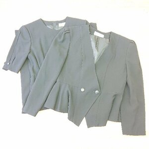 ◇ CLASSY WIND クラッシーウィンド フォーマル 礼服 ワンピース ジャケット サイズ９AR ブラック レディース E