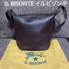 ILBISONTE イルビゾンテ バケツ ショルダーバッグ 本革レザー ブラウン