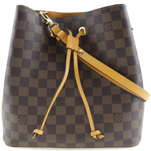 LOUIS VUITTON ルイ・ヴィトン ネオノエ N40213 ショルダーバッグ ダミエキャンバス 茶 レディース【I151523011】中古