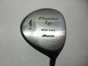 ★即決！★mizuno/ミズノ★メンズ右打ち用フェアウェイウッド/4番ウッド/4W★mizuno Finalist Le MID SIZE★R★19°★