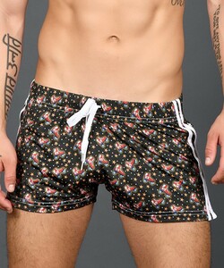 即決新品 6495-Roldisco-L アンドリュー クリスチャン Andrew Christian Roller Disco Jogger Shorts トランクス 現品表記サイズ L