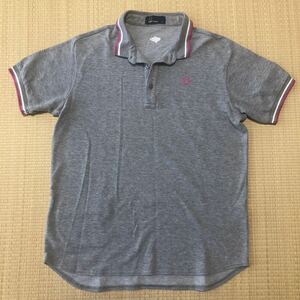 narifuri × FRED PERRY ナリフリ×フレッドペリー コラボ ポロシャツ M グレー 送料無料 サイクルウェア