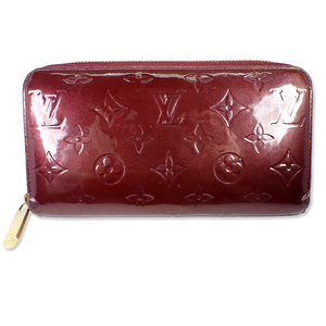 【中古】Louis Vuitton/ルイヴィトン ヴェルニ ジッピーウォレット M93522 ヴィオレット SP0192 ラウンドジップ 長財布[b35-51］