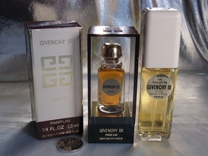 GIVENCHY ジバンシー★GIVENCHY Ⅲ PARFUM 7.5ml & EDT 30ml、香水２つ