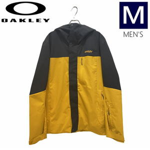 ● OAKLEY TNP TBT SHELL JKT AMBER YELLOW BLACKOUT Mサイズ メンズ スノーボード スキー ジャケット 23-24 日本正規品