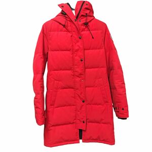 【中古】 CANADA GOOSE カナダグース MACKENZIE PARKA 2302JL ダウンジャケット レッド 破損有 23046905MY