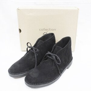 Clarks クラークス BUSHACRE2 デザートブーツ ブラックスエード 表記サイズ 8(約25.5cm) 靴 シューズ 未使用品☆◆3