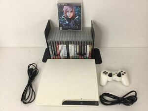 ●営SA838-100 【動作確認済み】 SONY PS3 本体 ソフト 18本 まとめ プレイステーション3 CECH-2500A ホワイト