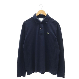 ラコステ LACOSTE L1312 L/S Classic Pique Polo ポロシャツ 長袖 コットン S 紺 ネイビー /NR ■OS ■SH メンズ