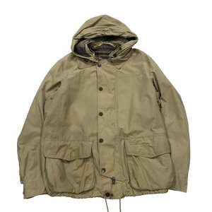 【L】古着 バブアー Barbour Dept(B) マウンテンパーカー アウトドア ジャケット ブリティッシュ UK イギリス パーカー フード ベージュ