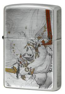 Zippo ジッポライター 天野喜孝 Amano Yoshitaka F-3-Twin Sword 銀メッキいぶし 80220 アーティスト