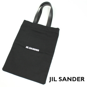 ジルサンダー　BOOK TOTE GRANDE　キャンバス トートバッグ　ブラック　JIL SANDER