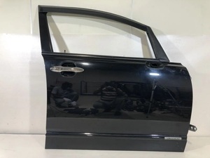 ホンダ オデッセイ RB1 2008年 右フロントドア ASSY 内張.ガラス レギュレータ ハンドル ブラック B92P ナイトホークブラックパール ID:385