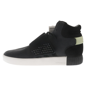 adidas アディダス TUBULAR INVADER STRAP チュブラー インベーダー ストラップ ハイカットスニーカー ブラック US11/29cm BY3636