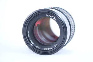 ★極上外観★ミノルタ MINOLTA MD 100mm F2.5 ★動作OK★#X708