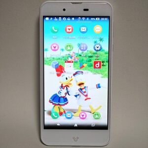 美品 Disney Mobile on docomo DM-01J ホワイト