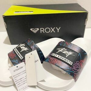 S【新品 】ROXY× ELEY KISIMOTOシャワーサンダル レディース ビーチサンダル 海水浴 プール イーリーキミモト コラボ 23㎝ サーフィン