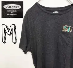 USA古着 old navy Tシャツ 半袖　mサイズ ラジカセ　カセットテープ