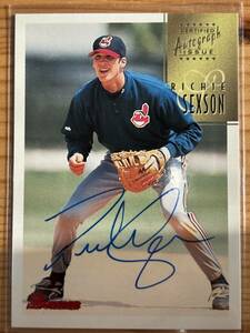 1997 Bowman Certified auto Blue Ink Richie Sexson autograph リッチー・セクソン 直筆サイン