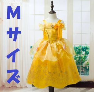 送料無料♪【Mサイズ120cm】☆プレミアム 美女と野獣ベル☆ コスチューム衣装 子供ハロウィン　新品